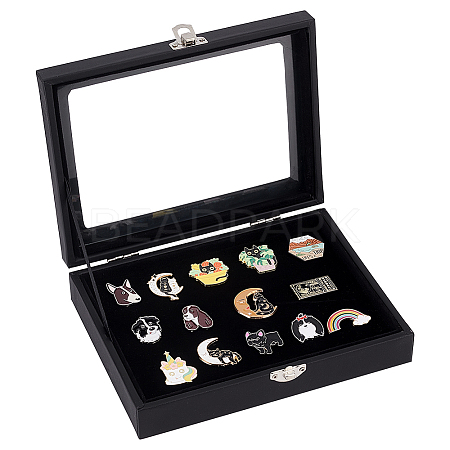 PU Presentation Boxes for Badge Storage and Display CON-WH0008-12-1