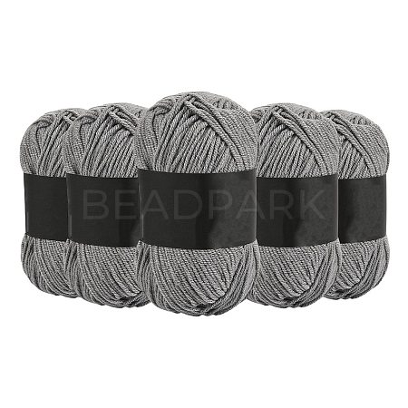 5Pcs Polyester Yarn for Knitting & Crochet YCOR-SZ0001-03F-1