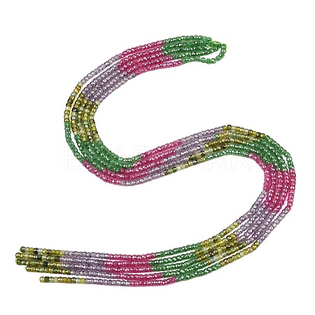 Cubic Zirconia Beads Strands ZIRC-P125-2x3mm-06-1