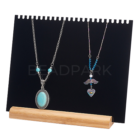 Acrylic Necklace Display Planks NDIS-WH0009-14C-1