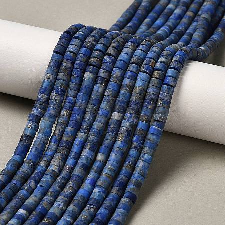 Natural Lapis Lazuli Beads Strands G-P575-B45-4x2mm-1
