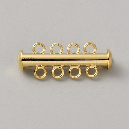 Brass Slide Lock Clasps KK-WH20007-22B-1