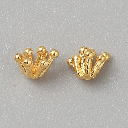 Brass Cabochons KK-WH20005-09G-1