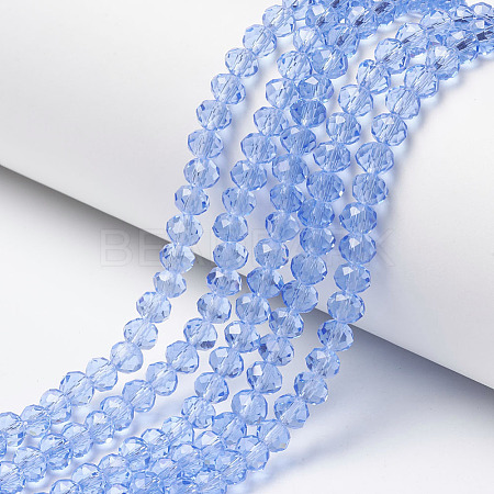 Glass Beads Strands EGLA-A034-T1mm-D14-1