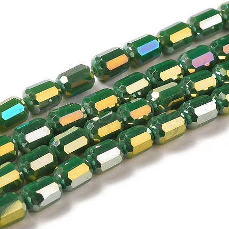 Electroplate Glass Beads Strands EGLA-D031-01E-1