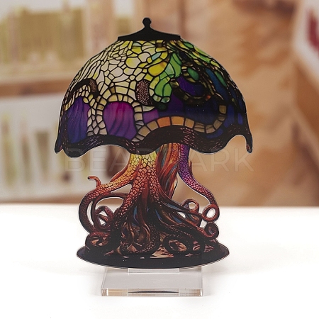 Double-sided Painted Acrylic Mushroom Ornament PW-WG283BE-05-1