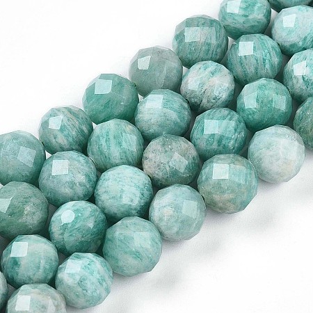 Natural Amazonite Beads Strands G-S345-10mm-25-1