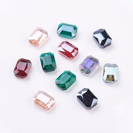 Electroplated Glass Beads X-EGLA-H002-A-M-1